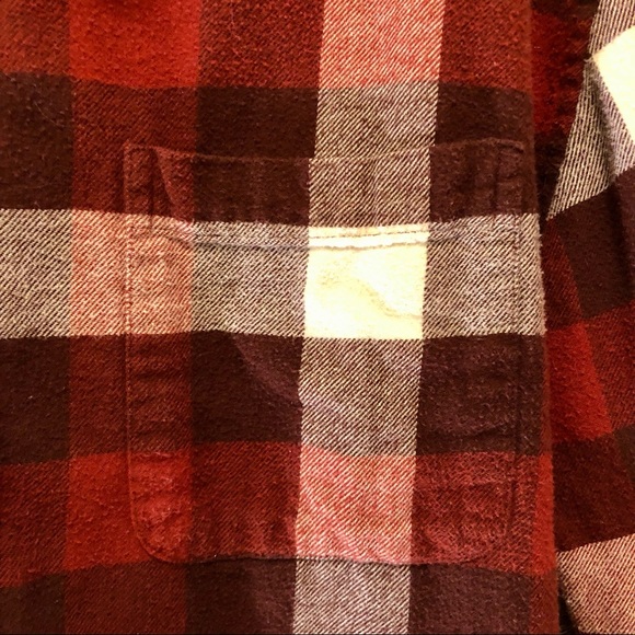 Ultra Soft, Oversized, Red 100% Cotton Croft & Barrow Plaid Flannel - Picture 4 of 12